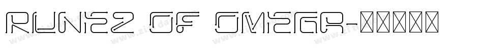 Runez of Omega字体转换